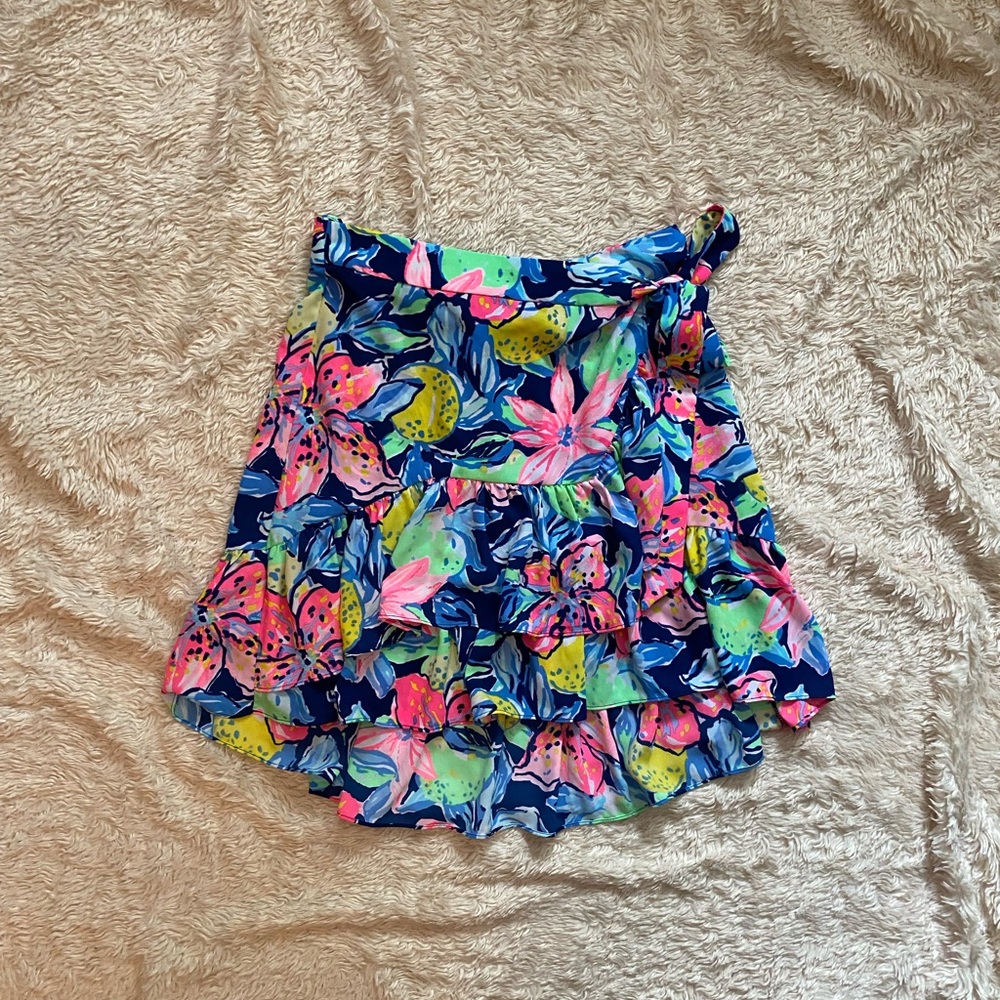 Lilly Pulitzer Wrap Skirt Size 8
